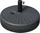 Outsunny Umbrella Stand made of Plastic in Black Color 51x51x28cm