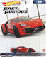 Hot Wheels W Motors Lykan HyperSport Количка 1:64 Fast and Furious За 3+ Години