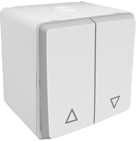 Redled Stinel Aqua Wasserdichter Wandmontierter Elektrische Wandschalter Rollläden Zwei-Wege Mit Weißem Rahmen