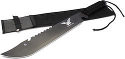 Kandar K8 Machete Schwarz mit Hülle