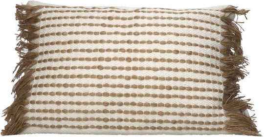 ArteLibre Sofa Cushion 100% Cotton Ivory 30x50cm