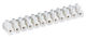 Goobay Κλέμα Σειράς 12 θέσεων 10mm² Διάφανο 10τμχ (77008) 10τμχ