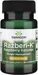 Swanson Razberi-K 100mg 60 caps Raspberry