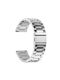 Techsuit Watchband W010 Λουράκι Ανοξείδωτο Ατσάλι Ασημί (Samsung Galaxy Watch 4, Galaxy Watch Active 1 / 2 (40 mm / 44 mm), Huawei Watch GT / GT 2 / GT 3 (42 mm))
