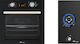 MultiHome MH-6060 + MH-6142 Over Counter Oven 65lt W59.5cm.