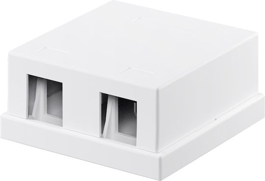Goobay Keystone pentru 2 porturi de rețea 61.42mm 1buc (79366)