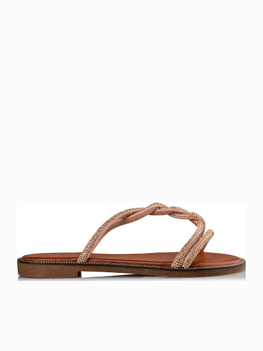 Envie Shoes Дамски сандали розово злато