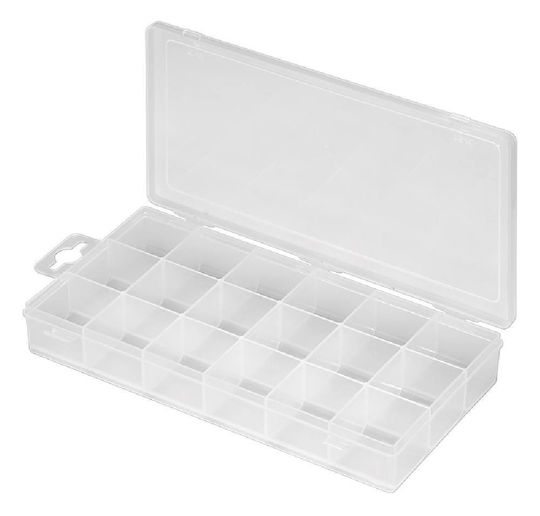 Goobay Werkzeugkoffer-Organisator 18 Positionen Transparente 21x10.5x3cm