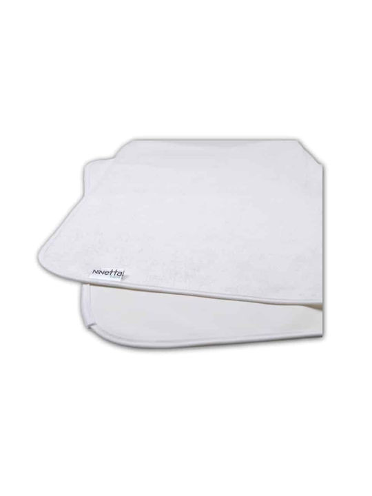 Ninetta Bebe Waterproof Burp Cloth White 140x70cm