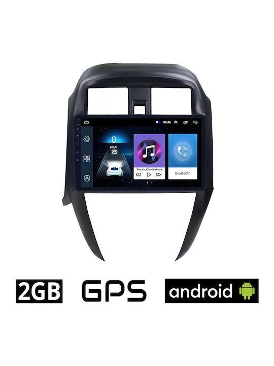 Car Audio System for Nissan Sunny / Almera 2015-2016 (Bluetooth/USB/AUX/WiFi/GPS/Apple-Carplay/Android-Auto) with Touch Screen 10"