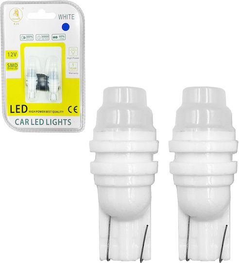 Auto Gs Λάμπες T10 LED Μπλε 12V 2τμχ