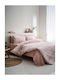 Vesta Home Valeria 2 Coverlet Queen Size Cotton Pink 230x260cm