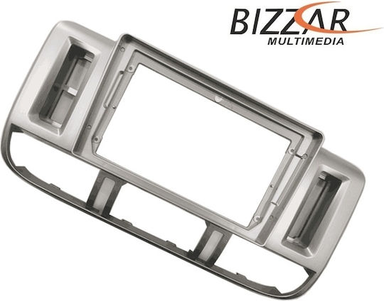 Bizzar DIN Fascia Panels 2 Din Compatible with Screen 9" for Nissan X-Trail 2000-2003