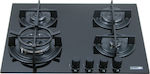 La Germania Autonomous Cooktop with Liquid Gas Burners 58x50cm