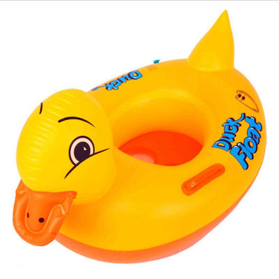 Kinder Schwimmtrainer Swimtrainer mit Durchmesser 75cm für 1-3 Jahre Gelb