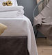 Cokitex Hotel Duvet Cover Cotton Sateen Striped 240TC 245x265cm