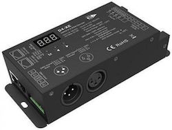 Eurolamp MAX32A D4-XE Dimmer DMX pentru Consolă de Iluminat cu 4 Canale de Control cu Montare Rack 145-71500