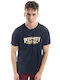 Target Herren Sport T-Shirt Kurzarm Marineblau