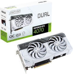 Asus GeForce RTX 4070 12GB GDDR6X Dual OC White Graphics Card