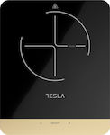 Tesla Επιτραπέζια Εστία Επαγωγική Μονή Μαύρη
