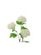 Snowball x 3 flowers, white color - BM116