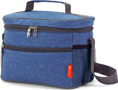 Benzi Ισοθερμική Τσάντα Ώμου 6 λίτρων Μπλε Μ24 x Π14 x Υ17εκ.