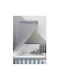 Baby Star Mosquito Net Room Elegant Tulle 7213ΓΚ Gray 180cm