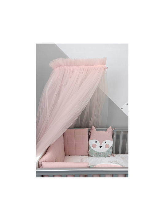 Baby Star Tulle Baby Room Mosquito Net Pink