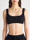 SugarFree Women's Bra without Padding Black