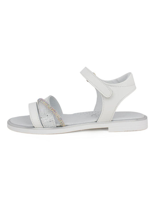 Leather Sandals Ricco 30224-White