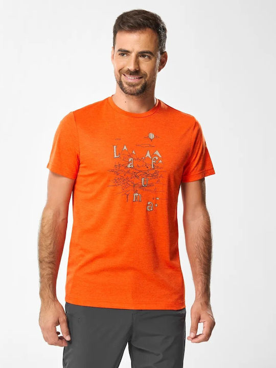 Lafuma Ανδρικό Αθλητικό T-shirt Κοντομάνικο Πορτοκαλί