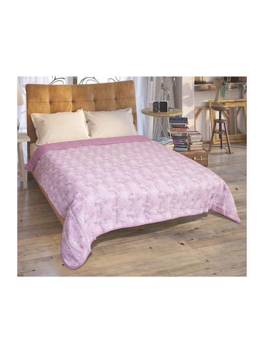 Flamingo Liberty Coverlet Queen Size Pink 220x230cm