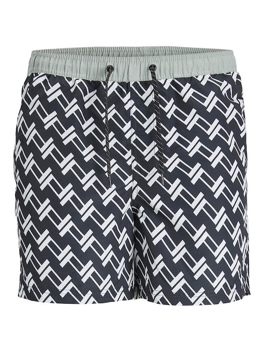 Jack & Jones Men's Swimwear Shorts Black with Patterns