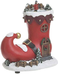 Inart Leuchtend Weihnachtsfigur Plastik Dekorativ 13x13x8cm