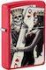 Zippo Lighter Flame Windproof Skull King Queen