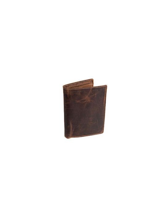 Fetiche Leather 10-907 Men's Leather Wallet Brown