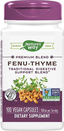 Nature's Way Fenu-Thyme 100 вегетариански капсули