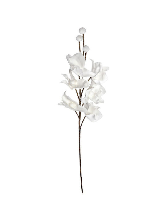 Espiel Artificial Decorative Branch White 86cm 1pcs