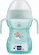 Mam Fun To Drink Educational Sippy Cup Plastic with Handles Light Blue Better Together for 8m+m+ 270ml