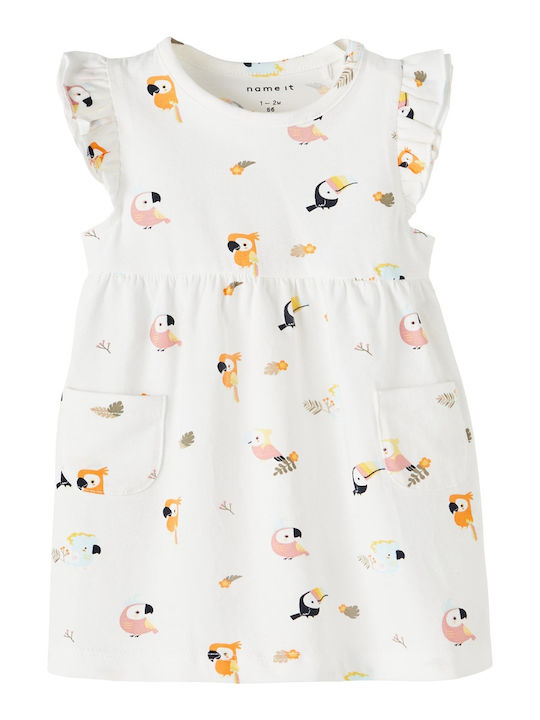 Name It Kids Dress Sleeveless White