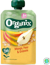 Organix Püree Mango-, Birnen- & Granola-Püree mit Geschmack Mango, Birne & Granola für 6+ Monate 100gr Organix Püree Mango-, Birnen- & Granola-Püree mit Geschmack Mango, Birne & Granola für 6+ Monate 100gr
