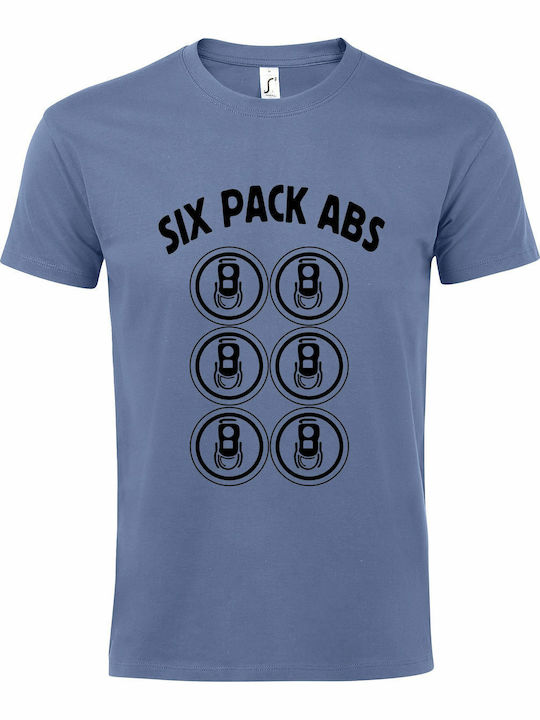 T-Shirt Unisex "6er Pack", Denim