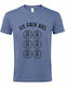 T-shirt Unisex "6 Pack", Denim