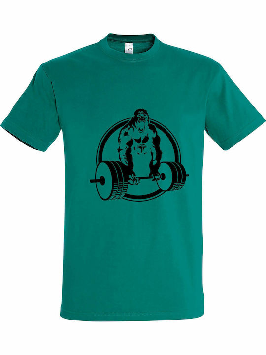 T-shirt Unisex " Beast Mode ", Emerald