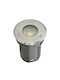 Elmark Spot Bodenleuchte LED 3W mit Natürliches Weiß Licht IP68 Grau