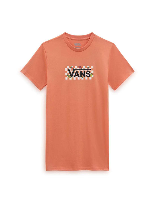 Vans Mädchen Kleid Kurzärmelig Orange