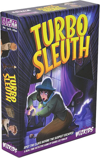 Board Game Turbo Sleuth for 2-8 Players 10+ Years Old (EN) WizKids