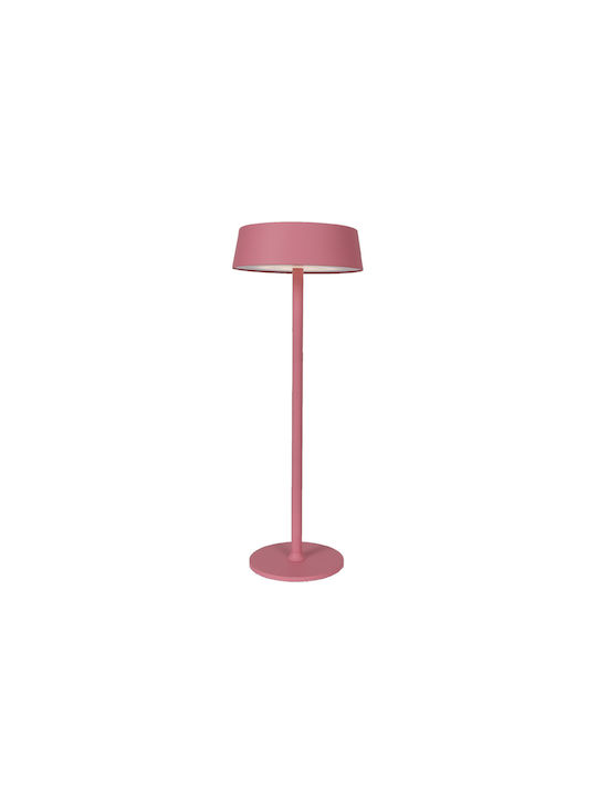 Inlight Επιτραπέζιο Διακοσμητικό Φωτιστικό Μπαταρίας σε Ροζ Χρώμα