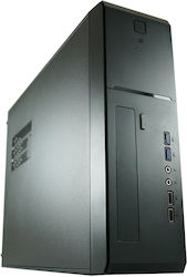 i-aBox Student Office V22i Mini Desktop PC (Ryzen 5-4600G/8GB DDR4/256GB SSD + 1TB HDD - unitate de hard disk/W10 Home)