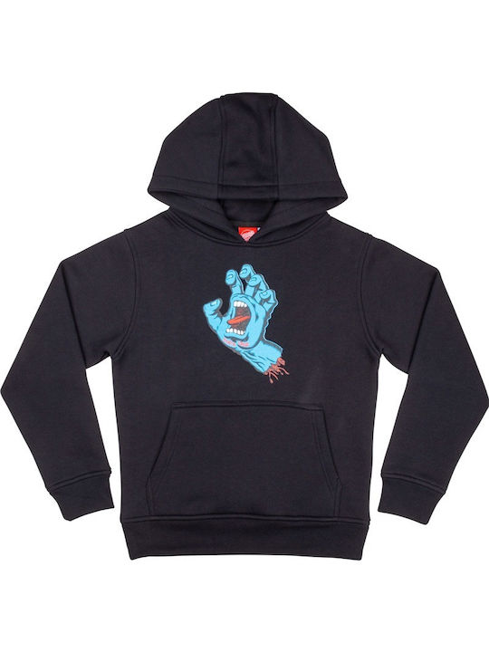 SANTA CRUZ SCREAMING HAND BABY SWEATSHIRT BLACK